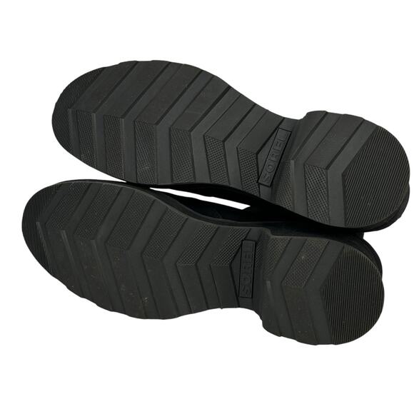 Sorel Women's Hi-Line Chelsea Boots 10 Platform Heeled Waterproof Black Platform - Picture 8 of 11